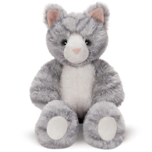 Vermont Teddy Bear Stuffed Kitten Oh So Soft Kitty Cat Stuffed Animal Plush Toy Gray 18 Inch