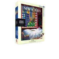 New York Puzzle Company New Yorker Cat Nap 1000 Piece Jigsaw Puzzle For Family Game Nights By Jeanjacques Semp