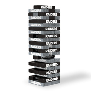 Wild Sports Nfl Las Vegas Raiders Table Top Stackers 3 X 1 X 5 Team Color