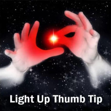 Milesmagic Set Of 2 Magic Rubber Thumb Tip Light Up Red Flashing Close Up Real Finger Trick