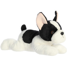 Aurora® French Bulldog Stuffed Animal - White, 12 Inches