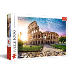 Trefl 1000 Piece Jigsaw Puzzles Sundrenched Colosseum Rome Italy Puzzle Historical Monuments Adult Puzzles 10468