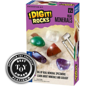 Thames Kosmos I Dig It Rocks Real Minerals Excavation Kit Science Kit Dig Up Real Mineral Specimens Learn About Miner