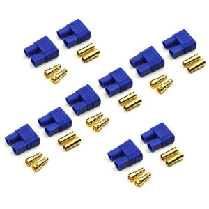 10 Pairs Ec3 Battery Connector Plugs 35Mm Banana Plug Female Male Bullet Connector Rc Esc Lipo Battery Electric Motor Airplane