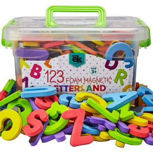 Magnetic Foam Letters And Numbers Premium Quality Abc 123 Foam Alphabet Magnets Educational Toy For Preschool Learning Spell