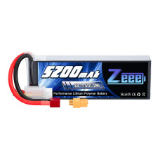 Zeee 3S Lipo Battery 5200Mah 111V 50C Rc Battery With Deans And Xt60 Connector Soft Case Battery Compatible With Rc Plane Quadc