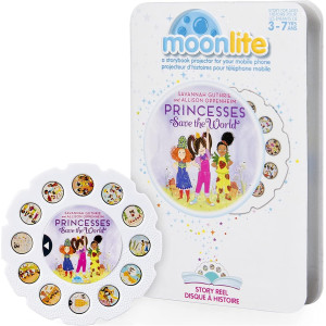 Moonlite Storybook Reels For Flashlight Projector Kids Toddler Princesses Save The World Single Reel Pack Story For 12 Mont