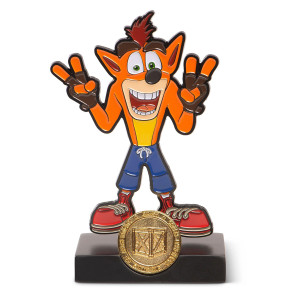 Powera Powera Heavy Metal Crash Bandicoot Statue Crash Bandicoot