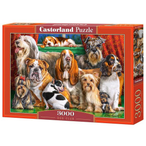 Castorland 3000 Piece Jigsaw Puzzles Dog Club Dog Lovers Puzzle Animal Puzzle Many Dog Breeds Adult Puzzle Castorland C30