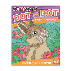 Mindware Puzzle Book Extreme Dot To Dot 32 Baby Animals Multicolor 1 Piecemindware Extreme Dot To Dot Coloring Baby Ani