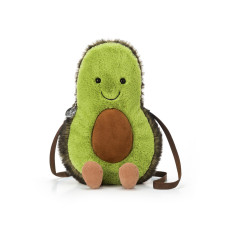 Jellycat Amuseables Avocado Plush Bag 115 Inches Crossbody And Shoulder Purse Fun And Unique Handbag