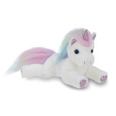 Bearington Lil Rainbow Shimmers The White Unicorn Plush 10 Inch Unicorn Stuffed Animal