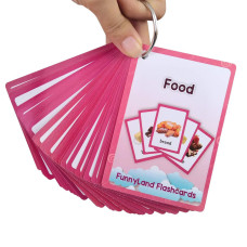 33Pcsset Food Kids Gifts English Flash Cards Pocket Card Educational Learning Baby Toys For Children Prekindergarten