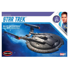 Polar Lights Star Trek Nx01 Enterprise Snap 2T 11000 Scale Model Kit