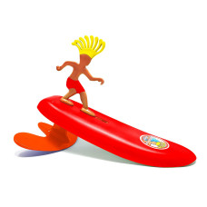 Surfer Dudes Classics Wave Powered Minisurfer And Surfboard Beach Toy Costa Rica Rick