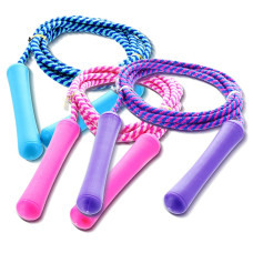 Giftexpress Adjustable Size Colorful Jump Rope For Kids And Teens Outdoor Indoor Fun Games Skipping Rope Exercise Fitness Acti