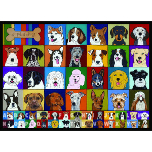 Alphadogs 1000 Piece Jigsaw Puzzle