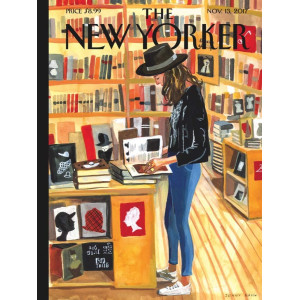 New York Puzzle Company New Yorker At The Strand 1000 Piece Jigsaw Puzzle For Adults By Jenny Kroik