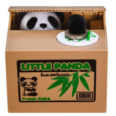 Hmilu Panda Stealing Money Bank Piggy Bank For Kids Coin Bank For Money Saving Automatic Stealing Money With English Speakin