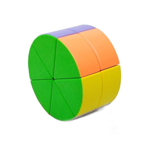 Sunway 2 3 3 Barrel Cube 2 3 3 Cylinder Speed Cube 2Layered Round Column Magic Cube Puzzle Toys Brain Teasers