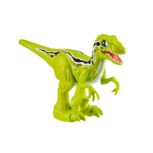 Robo Alive Rampaging Raptor Green By Zuru Dinosaur Toy With Realistic Dinosaur Movement That Bites And Chomps With Slime In Di