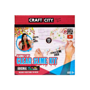 Craft City Karina Garcia Diy Clear Slime Kit 4 Pack Pre Made Slime Ages 8