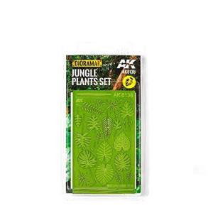 Ak Interactive Ak 8138 Jungle Plants Set Diorama Series