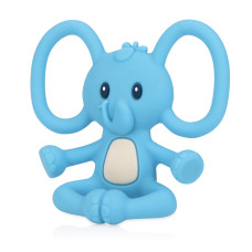 Nuby Yogis All Silicone Soothing Teether Elephant