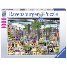 Ravensburger Amsterdam Flower Market 1000 Piece Jigsaw Puzzle For Adults Kids Age 12 Years Up