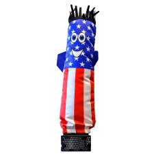 Lookourway Mini Air Dancers Inflatable Tube Man Set Desktop Size American Flag