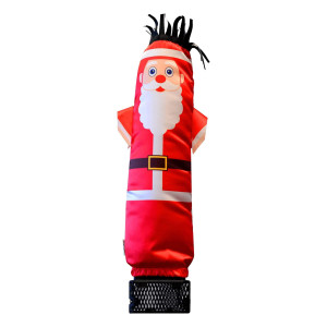 Lookourway Mini Air Dancers Inflatable Tube Man Set Desktop Size Christmas Santa