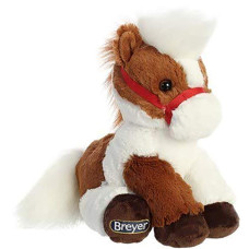 Breyer Aurora Exquisite Pinto Horse Stuffed Animal Realistic Detailing Imaginative Play Brown 11 Inches