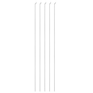 Uxcell 15Mm X 325Mm 127 Inch Steel Z Pullpush Rods Parts For Rc Airplane Plane Boat Replacement Pack Of 5