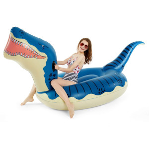 Jasonwell Inflatable Dinosaur Swimming Pool Float For Kids Boys Girls Adults 124 Giant Tyrannosaurus Rex Floatie Summer Beach