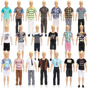 Sotogo 42 Pieces Doll Clothes For 12 Inch Boy Doll Include 19 Sets Doll Clothes Casual Clothes Career Clothes Jacket Pants Outfi