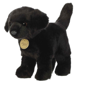 Aurora® 10" Black Labrador Stuffed Animal - Lifelike Detail