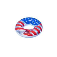 Swimline Americana Glitter Inflatable Pool Ring Multi One Size