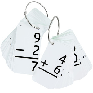 Star Right Addition And Subtraction Flashcards With 4 Metal Binder Rings 338 Self Checking Flashcards For Ages 6 And Up