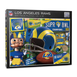 Youthefan Nfl Los Angeles Rams Retro Series Puzzle 500 Pieces