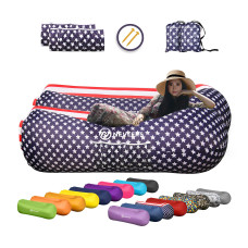 Nevlers Inflatable Lounger Air Sofa Portable Inflatable Couch For Camping Outdoor Movie Seating Easy To Use Air Couch Infla