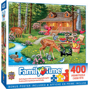 Masterpieces 400 Piece Jigsaw Puzzle For Adults Family Or Kids Creekside Gathering 18X24