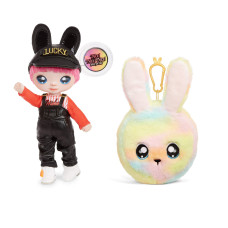 Mga Entertainment Na Na Na Surprise 2In1 Fashion Doll And Plush Purse Series 3 Jeremy Hops Black