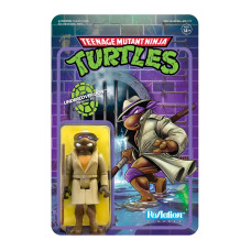 Super7 Teenage Mutant Ninja Turtles Undercover Donatello 375 In Reaction Figure