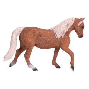 Mojo Morgan Stallion Palomino Realistic Equestrian Horse Club Hand Painted Toy Figurine