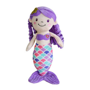 Illuokey Mermaid Doll For Girls Mermaid Princess Plush Soft And Snuggly Plush Animal Lovely Bright Colors Perfect For Nap Ti