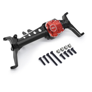 Treal Scx10 Iii Front Axle Cnc Aluminum 7075 Front Portal Axles For Scx10 3 110 Scale Ar45P Axlesblack