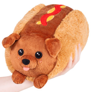 Squishable Mini Dachshund Plush Toy - 7" Brown Hot Dog