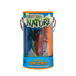 Just Add Nature Fishing Adventure In A Bucket Beginner Fishing Kit For Kids Teaches Kids How To Fish Includes Hooks Tools A