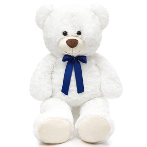 Doldoa Giant Teddy Bear Soft Stuffed Animals Plush Big Bear Toy For Kids Girlfriend 36 Inch White