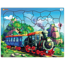 Just Smarty Train Puzzle For Boys And Girls Train Puzzles For Kids Ages 35 31 Piece Train Puzzle For Kids Toddler Train P